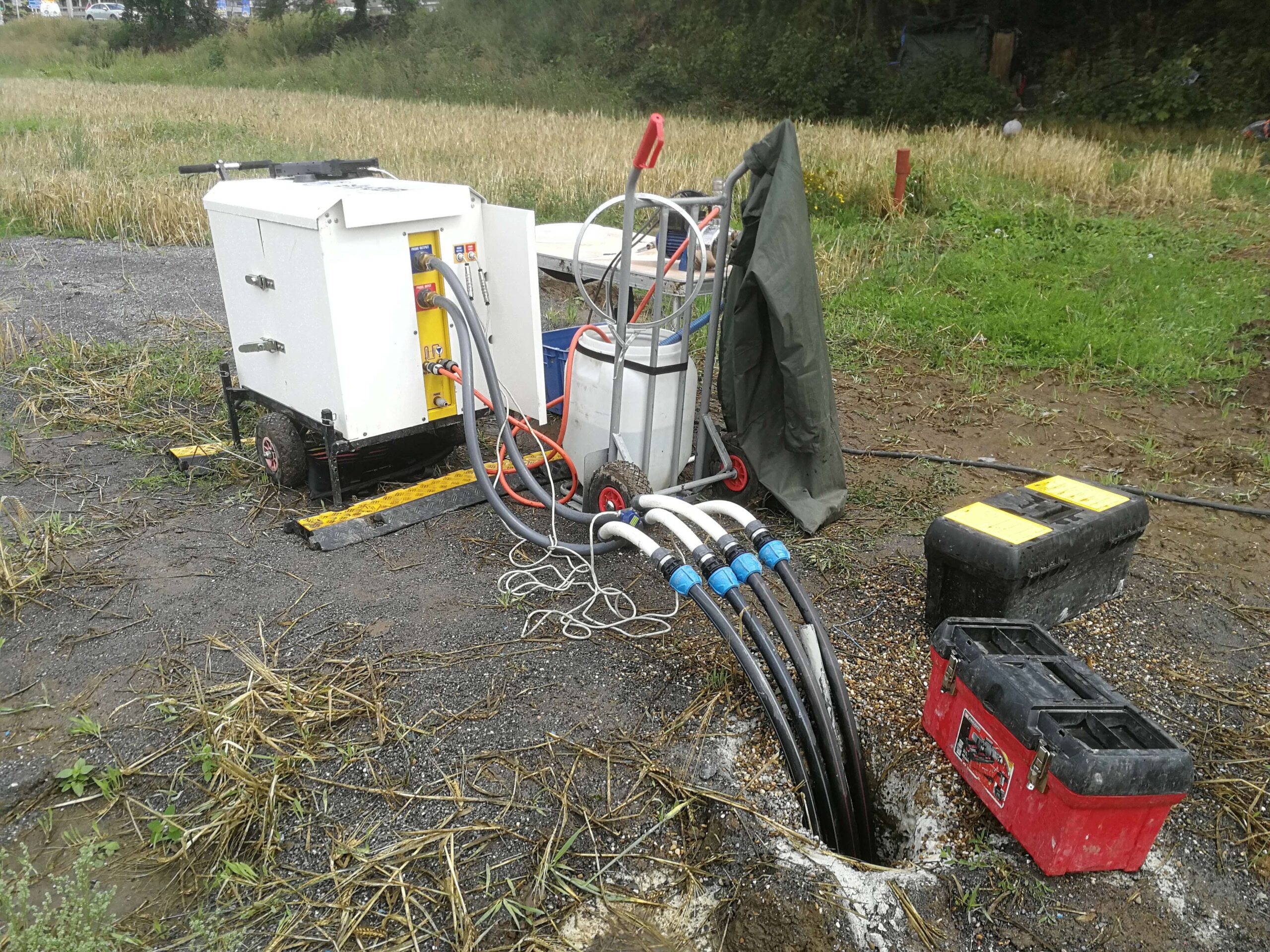 TRT Test de Réponse Thermique géothermie TRT Test de Réponse Thermique géothermie