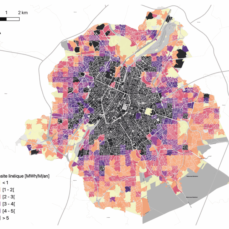 Stratégie chaleur de la région bruxelloise réalisée par Resolia